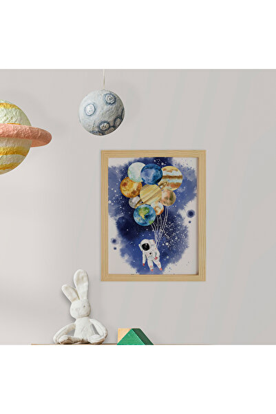 Ayışığı Dizayn Дитяча кімната та кімната для немовлят Постер з дерев'яною рам...