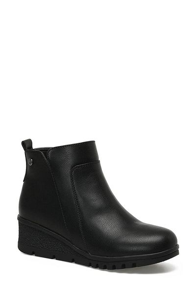Polaris 165137 Z3pr Black Women's Traditional Comfort Wedge Boots