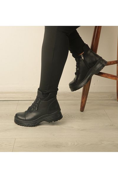 ASL SHOES STORE حذاء شتوي نسائي أسود مقاوم للماء وغير قابل للانزلاق وخفيف الوزن ومريح للاستخدام