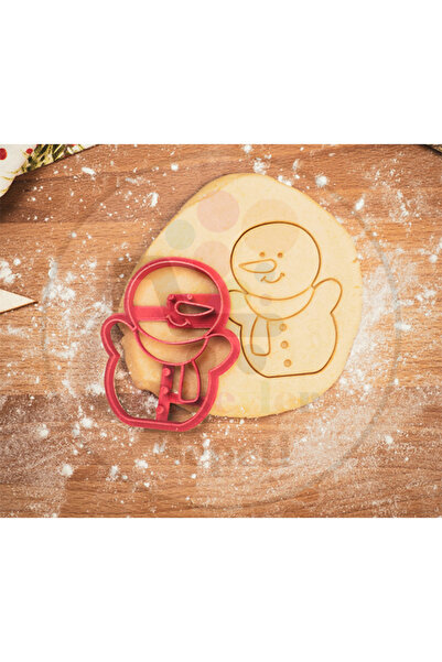 Bi'şeyler Sepeti قالب كوكي رجل الثلج