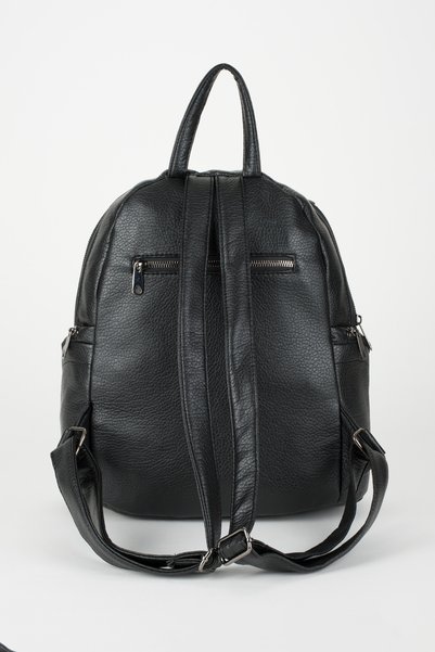 samilon Rucsac de damă din piele naturală cu aspect uzat