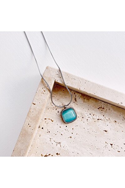 Boise Atelier Wave Grey Steel Necklace