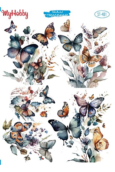 MyHobby ورق نقل مائي St-401 مقاس 25x35 سم