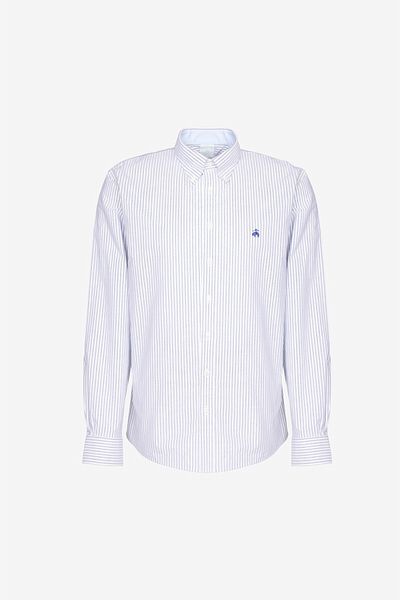 BROOKS BROTHERS Férfi kék, nem vasalható vasaló ing