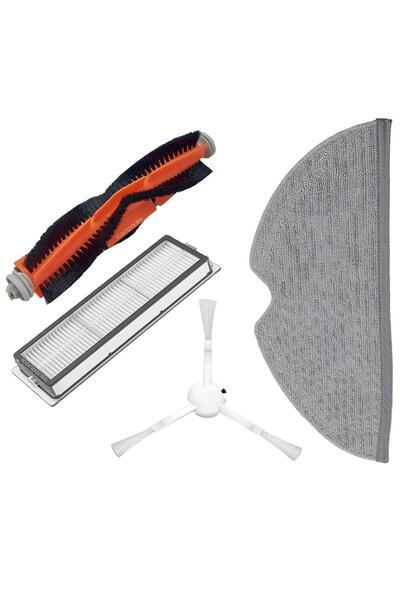 Parmis Rolă pentru aspirator robot compatibil Xiaomi Mijia1c și perie lateral...