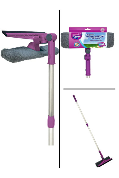 Parex Teleskopik Saplı Moplu Cam Sileceği