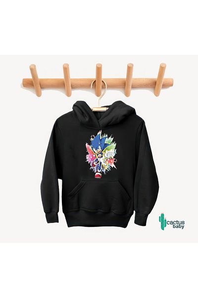 CACTUS COLLECTION ДЕТСКИ СУИТШЪРТ CACTUS BABY SONIC DESIGN 1