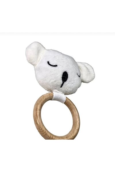 Soft and Baby Koala Cotton Fiber Filled Soft Baby Rattle