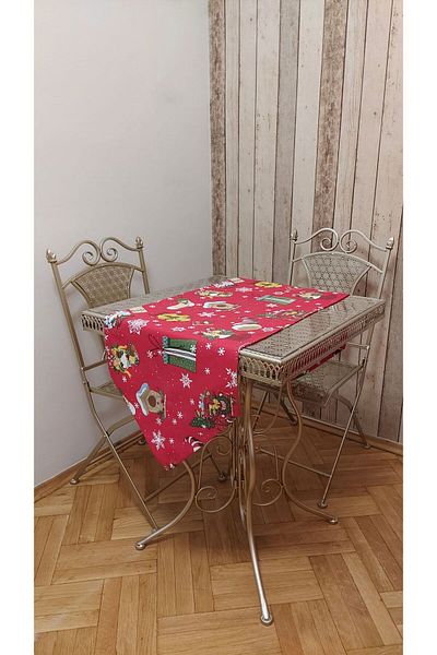 gonk New Year's Patterned, Duck Cloth (LIQUID PUSHER, SPOT-PROOF) Runner