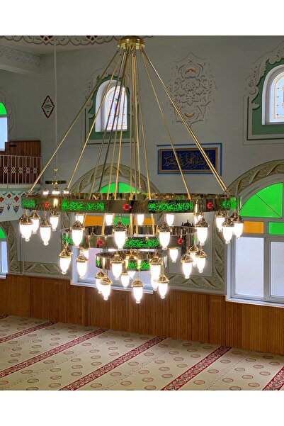 M Mediyamu Aydınlatma Ledli Osmanlı Cami Avizesi