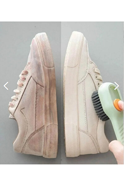 NİVENE فرشاة تنظيف يدوية عملية مع خزان منظف متعدد الأغراض| فرشاة تنظيف الأحذية