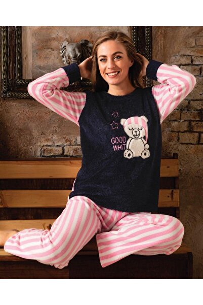 CALİA Γυναικείο Σετ Πυτζάμες Fleece Λούτρινο Νέας Σεζόν