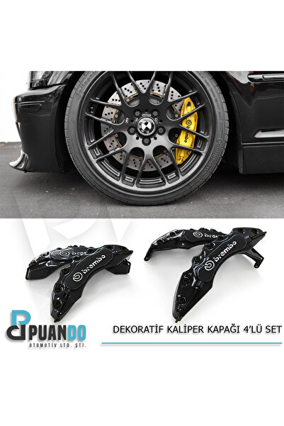 Puando siyah kaliper kapağı 4 lü brembo