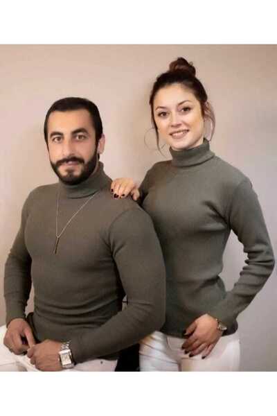 Yakalaa Pack of 2 turtleneck slim fit knit sweater turtleneck sweater