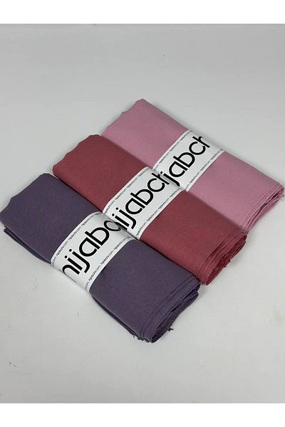 hijabchi 3-Piece Cotton Crash Shawl Cotton Crash Shawl