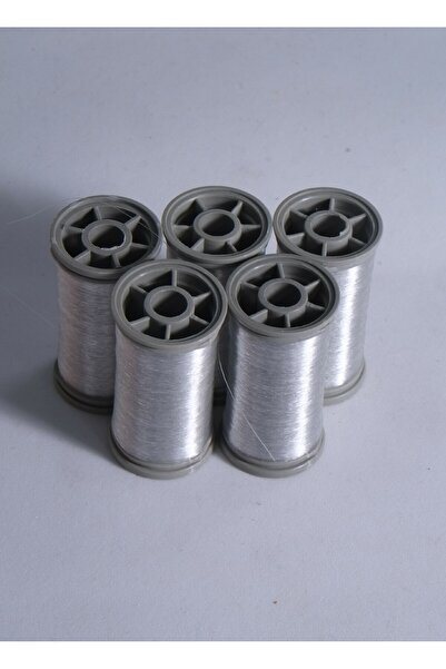 Eskişehir hobi sanat 5 Adet 100 Metre Hayalet Ip (TOPLAM 500 METRE) Dikiş Misina ipliği ipi