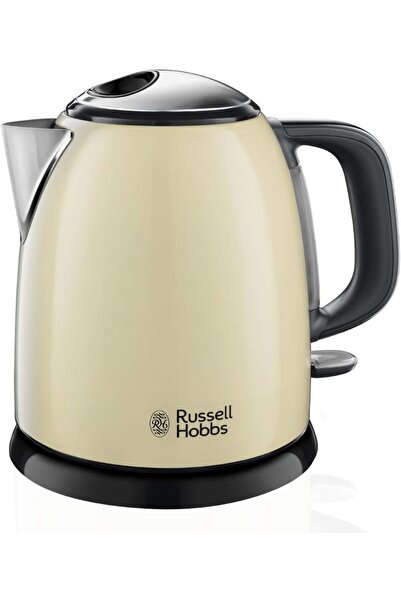 RUSSELL HOBBS Colours paslanmaz çelik krem su ısıtıcısı 2400 W, hızlı kaynatm...