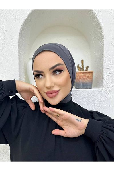 useev شال جاهز بمثبتات كبس موديل ساندي سموكيد شال عملي جاهز شال çs0001