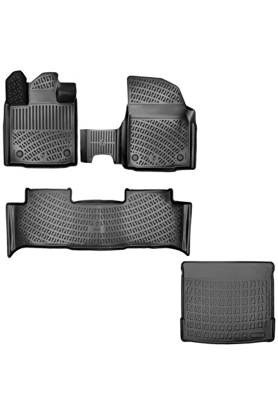 Rizline TOGG T10X 3D Havuzlu Paspas + 3D Bagaj Havuzu Paspası 2023 Sonrası - ...