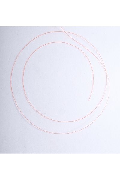 Eskişehir hobi sanat 5 Pieces Red Ghost String - 100 Meters (Total 500 Meters) 0.10 mm Line