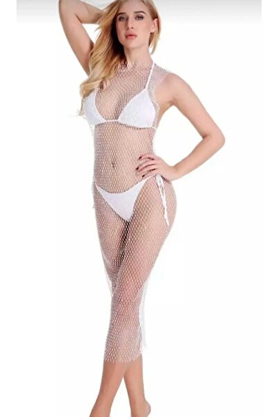 SKAY φόρεμα μίντι με μανίκια με πέτρες