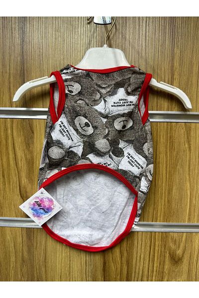HKEVCİLPET Patterned Cat Dog Clothes Teddy Bear Panda Dakvındack tazmanya