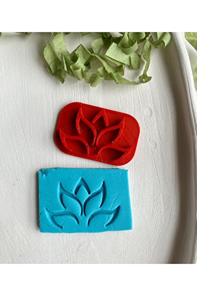 Volala ختم من الطين البوليمري السيراميكي بنقش اللوتس