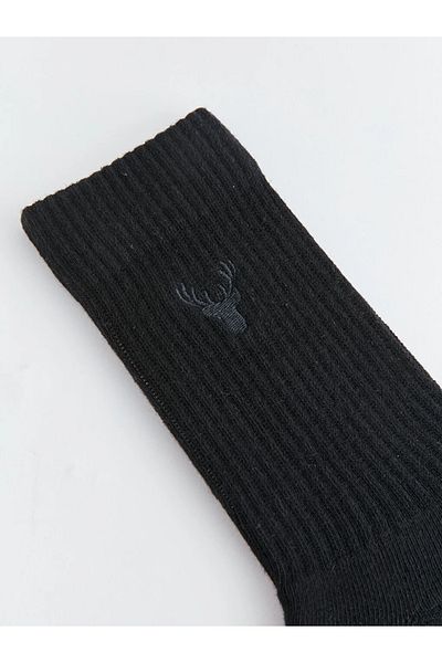 LC Waikiki FOR MYSELF'TEN Embroidered Men's Socks 3-Piece