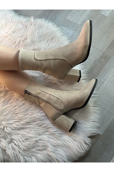 Hermones EDNA Nubuck Heeled Boots