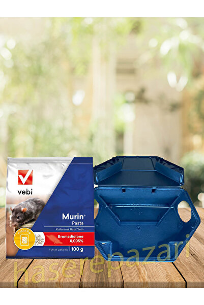 Vebi Murin Pasta 100 gr + Kilitli Yem İstasyonu Seti