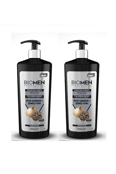 Biomen Professional Black Garlic & Silver Ion Anti-Spill Shampoo 1000 ml