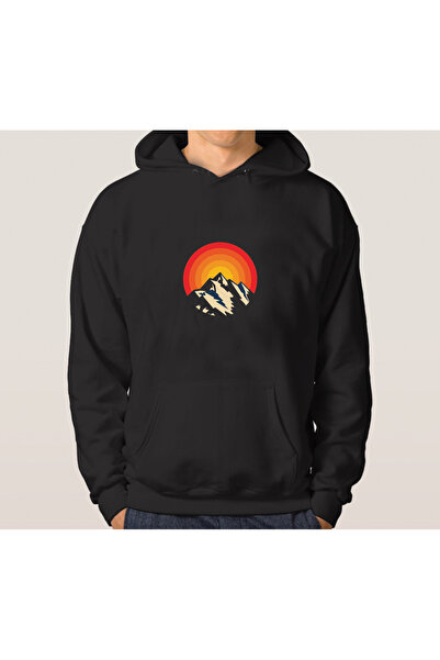 Ars Unisex Baskılı Kapşonlu Sweatshirt