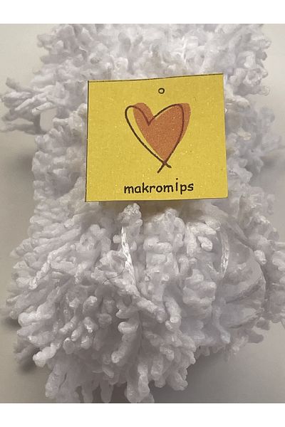Makromİps FRÂNTURĂ MACROME (10 metri) FRÂNTURĂ KUZUM KUZUCUK PELUCĂ ursuleț breloc MAGNET ORNAMENT UȘĂ DE PERETE