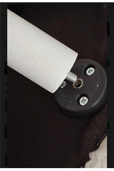 BEYLERBEYİ Gürgen Ahşap Ayaklı Dekoratif Beyaz Pelüş Yuvarlak Puf Bench Koltuk Sandalye