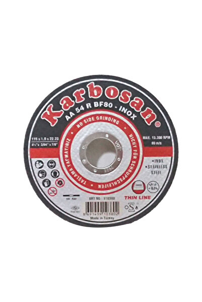 Genel Markalar 115x1.0x22.23 Çelik (INOX) Ince Kesme Taşı