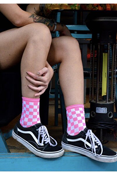 Bidigago جوارب تنس رياضية منقوشة على شكل رقعة الشطرنج