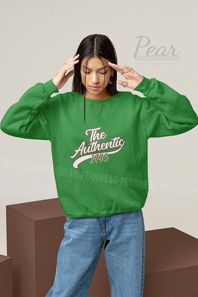 Pear Wear Αυθεντικό εμπριμέ oversize γυναικείο φούτερ