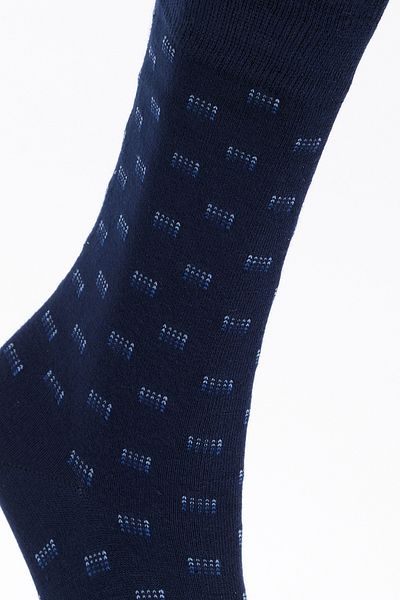 ALTINYILDIZ CLASSICS Men's Navy Blue Patterned Navy Blue Bamboo Casual Socks