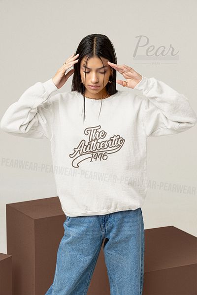 Pear Wear Αυθεντικό εμπριμέ oversize γυναικείο φούτερ