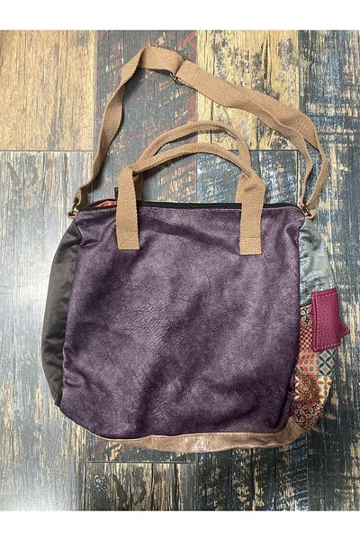 Street Bag Geantă de umăr pechwork etnică autentică boemă Geantă de mână Utilizare zilnică Utilizare în călătorie