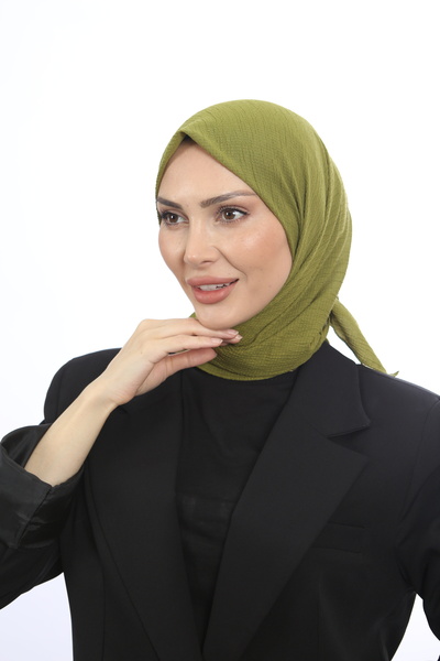 Trablus Hijab Femei Mio Cazz Esarfa Kaki