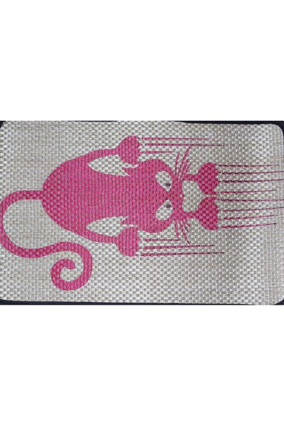 Whisker Cat Scratching Mat Pink 58X37