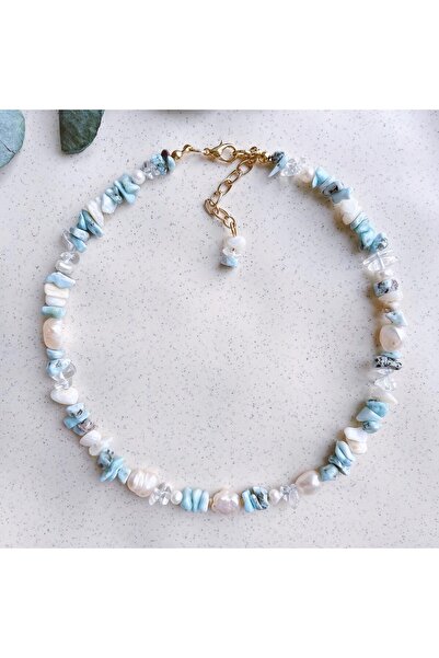 Boise Atelier Larimar Pearl Necklace / Kolye