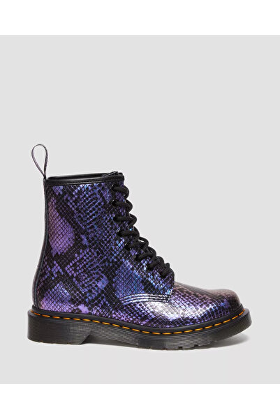 Dr. Martens Modré kozačky a kozačky pro ženy/dívky