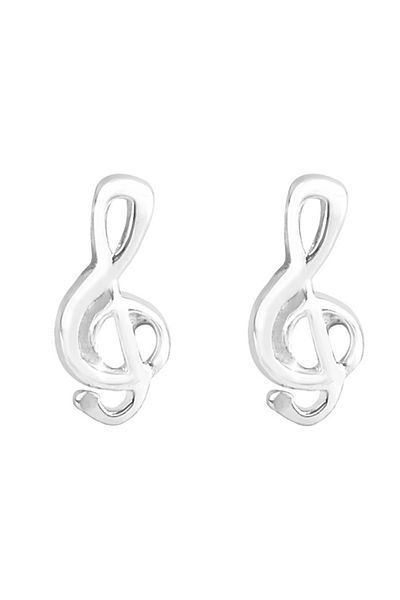 ELLI Ohrringe Notenschlüssel Filigran Musik Verspielt 925 Silber