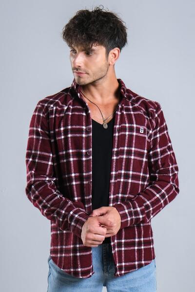 Stilkombin Καρό χειμωνιάτικο πουκάμισο ξυλοκόπο MAR 4161