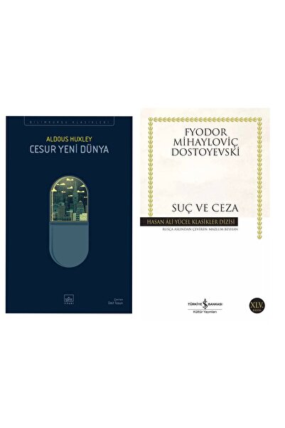 İthaki Yayınları Cesur Yeni Dünya - Aldous Huxley - Suç ve Ceza - Fyodor Dost...
