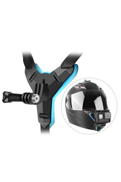 Gplus Gopro Hero 8 Hero 9 Motorcu Kask Çene Bağlantı Jaw Mount Gp523.