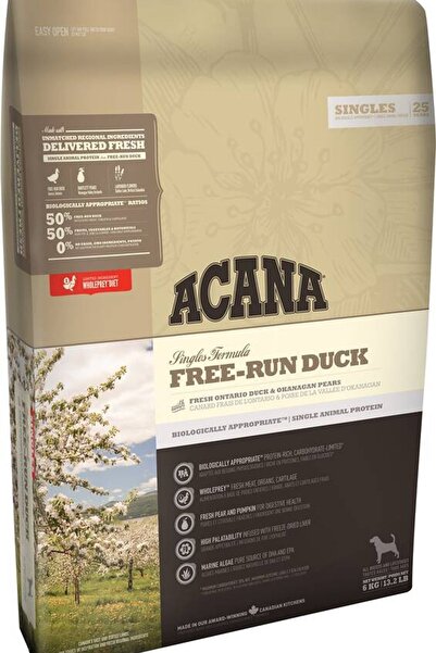 Acana Singles Free Run Duck Tahılsız Ördekli Yetişkin Köpek Maması 2kg