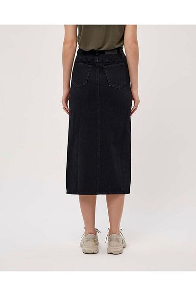 SUDEM BUTİK ANTHRACITE DENIM SKIRT